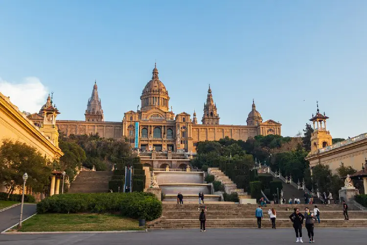 Montjuic em Barcelona é um dos pontos mais famosos