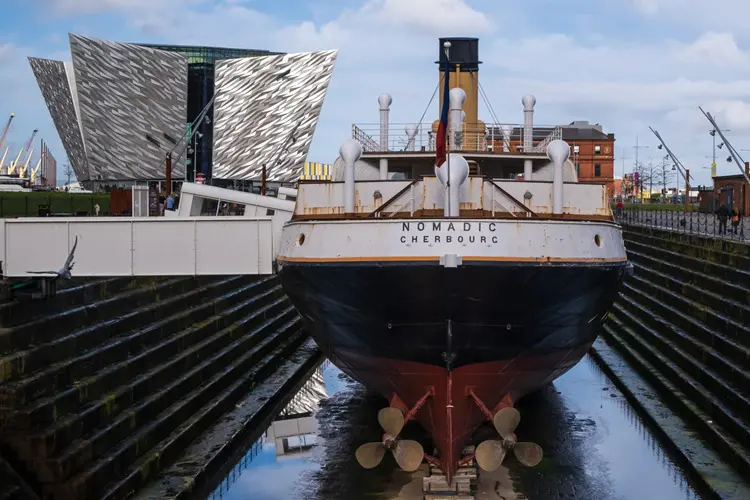 Visita ao SS Nomadic faz parte de o que ver no Museu do Titanic em Belfast.
