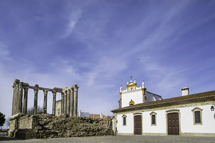 Templo Romano de Évora, o monumento romano mais representativo da cidade