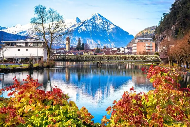 Dia lindo em Interlaken, na Suíça.