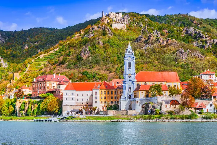Cidade de Dürnstein, para fazer bate e volta de Viena.
