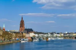 Visão panorâmica da cidade de Frankfurt