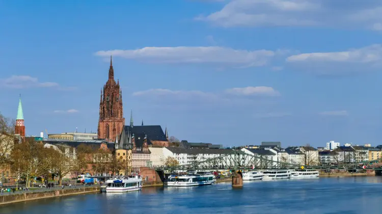 Visão panorâmica da cidade de Frankfurt